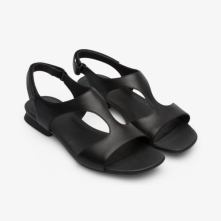 Camper Black Sandals Womens - Casi Myra Online Ireland | HLVNW5320